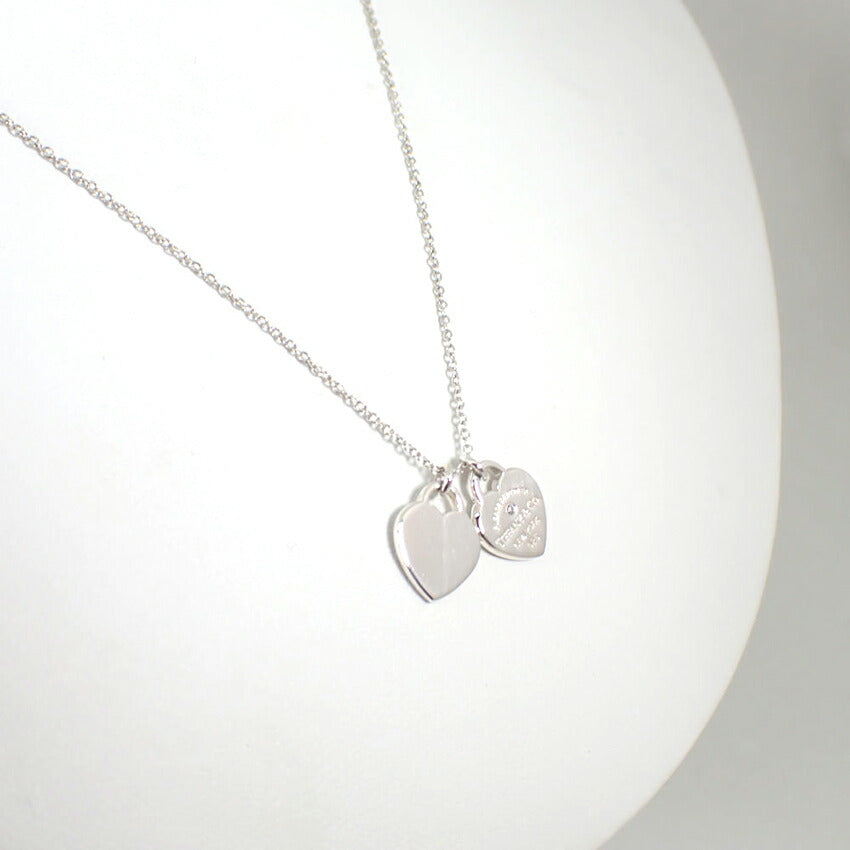 【中古】TIFFANY/ティファニー 925 リターントゥティファニー ダブルハートタグ ペンダント/j197-3