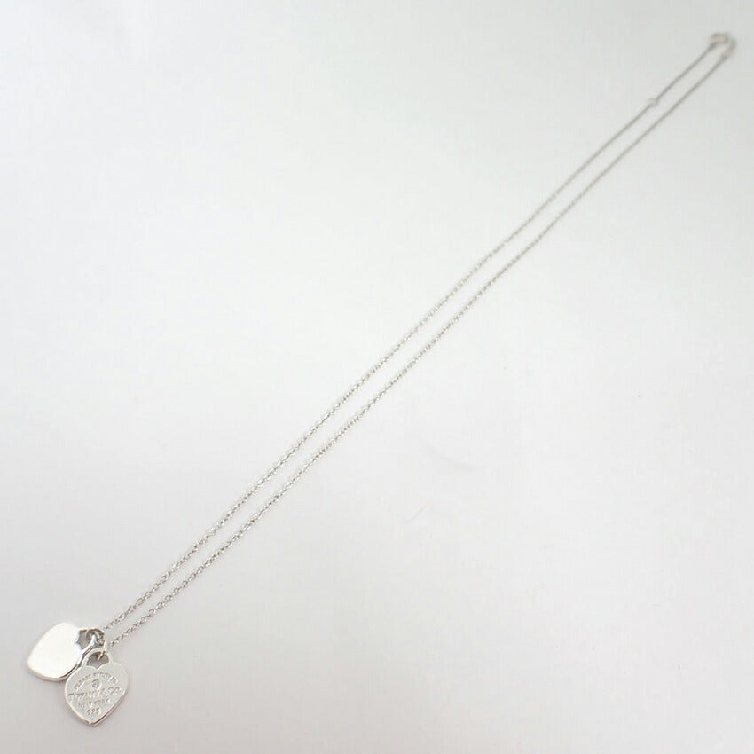 【中古】TIFFANY/ティファニー 925 リターントゥティファニー ダブルハートタグ ペンダント/j197-3