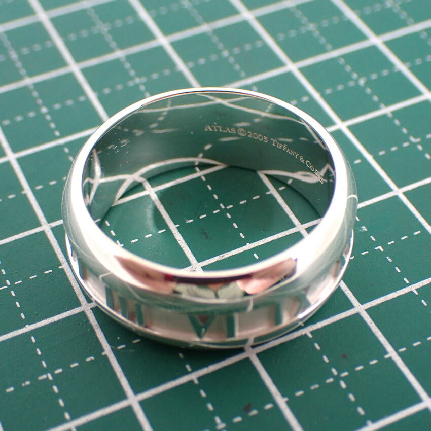 【中古】TIFFANY/ティファニー 925 アトラス リング/21号/j197-6