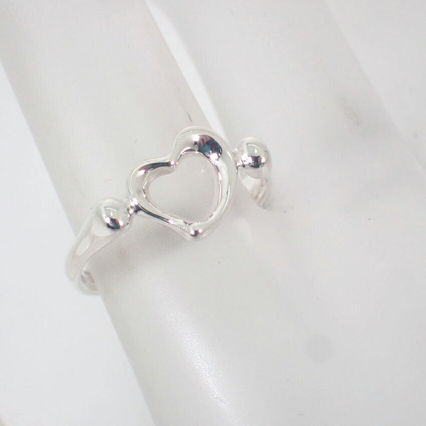 【中古】TIFFANY/ティファニー 925 オープンハート リング/10号/j198-10