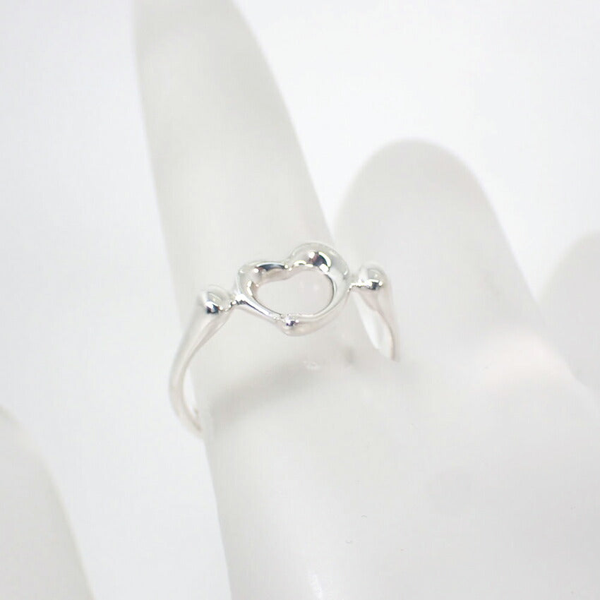 【中古】TIFFANY/ティファニー 925 オープンハート リング/10号/j198-10