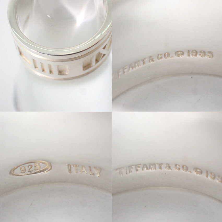 【中古】TIFFANY/ティファニー 925 アトラスワイド リング/13号/j198-4