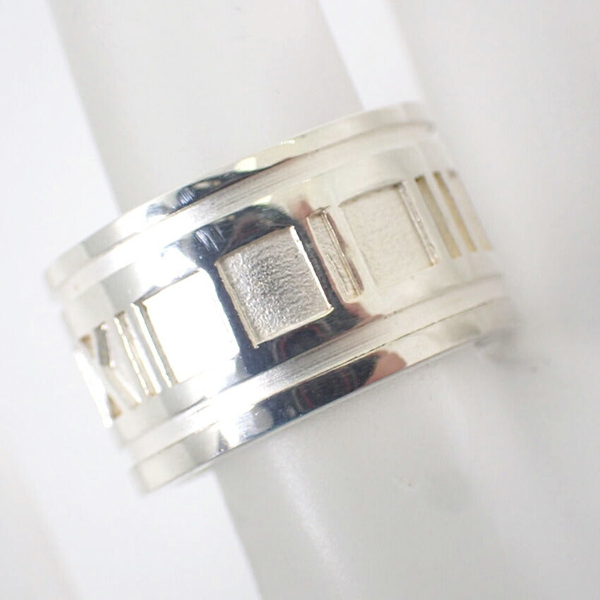 【中古】TIFFANY/ティファニー 925 アトラスワイド リング/13号/j198-4