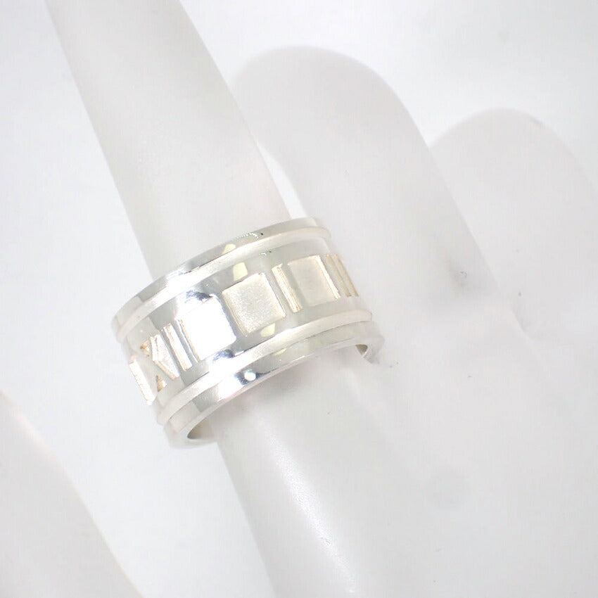 【中古】TIFFANY/ティファニー 925 アトラスワイド リング/13号/j198-4