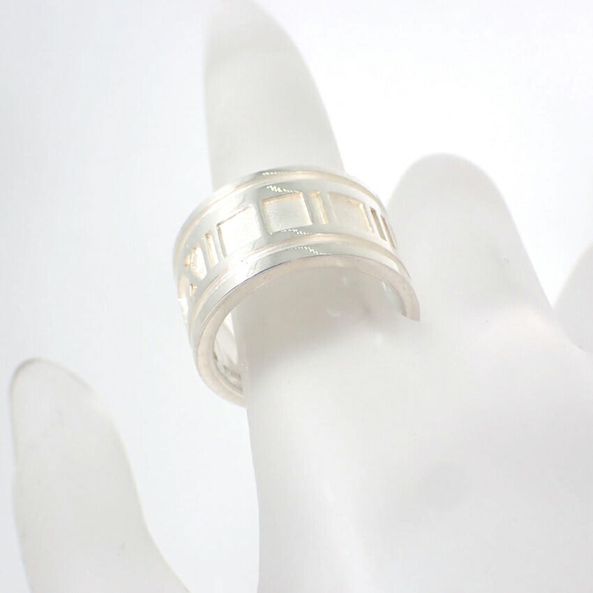 【中古】TIFFANY/ティファニー 925 アトラスワイド リング/13号/j198-4