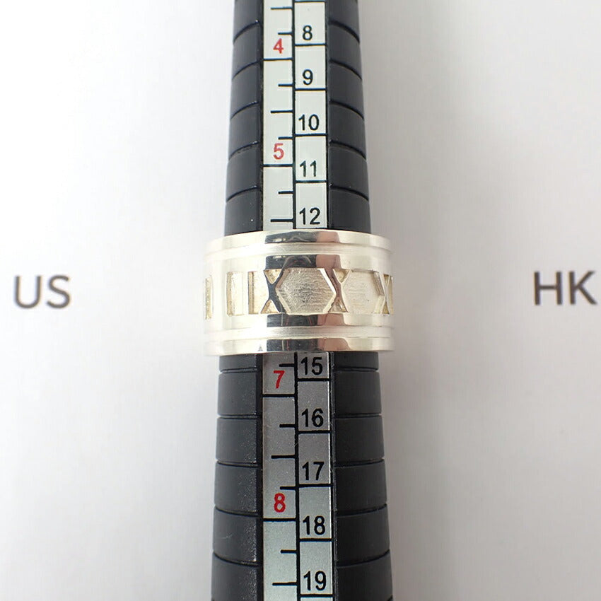 【中古】TIFFANY/ティファニー 925 アトラスワイド リング/13号/j198-4