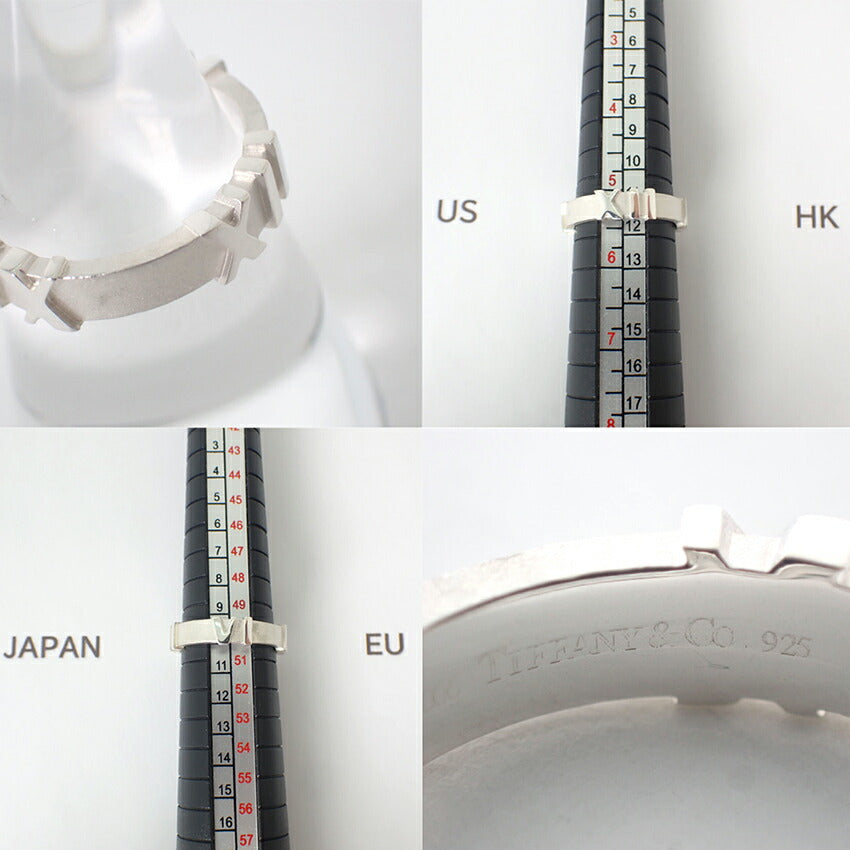 【中古】TIFFANY/ティファニー 925 アトラス リング/10号/j198-6