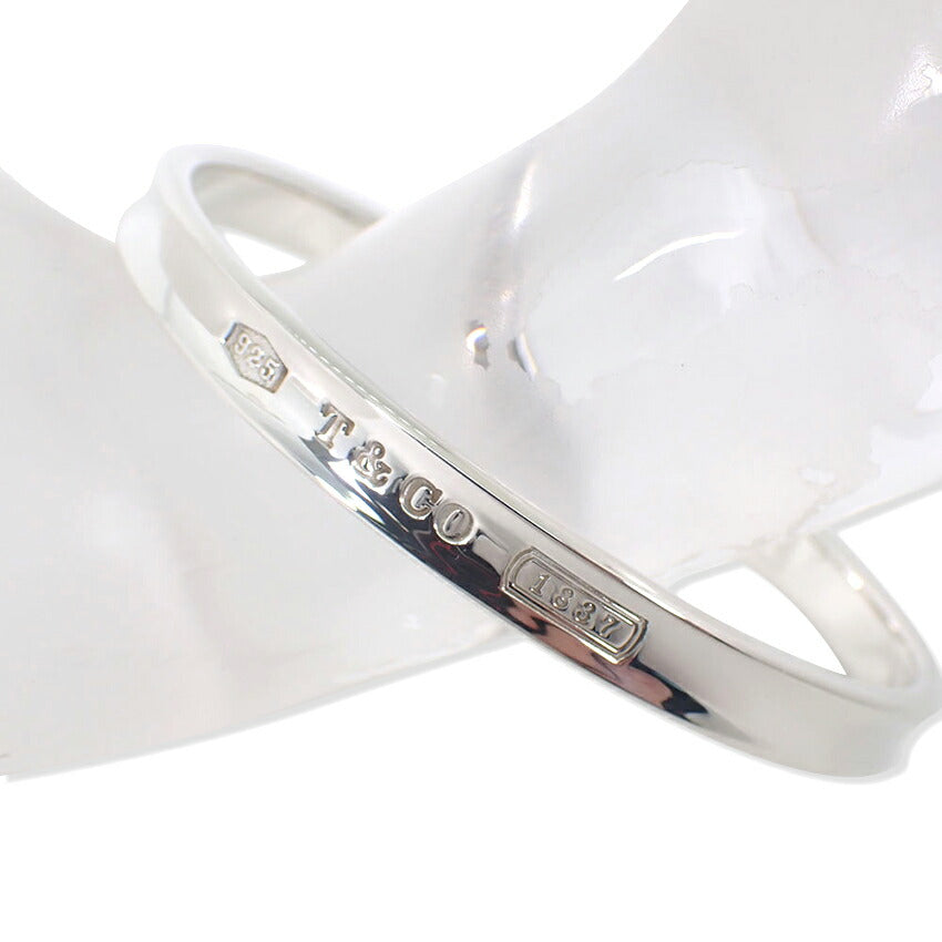 【中古】TIFFANY/ティファニー 925 1837 ナロー バングル/j198-8