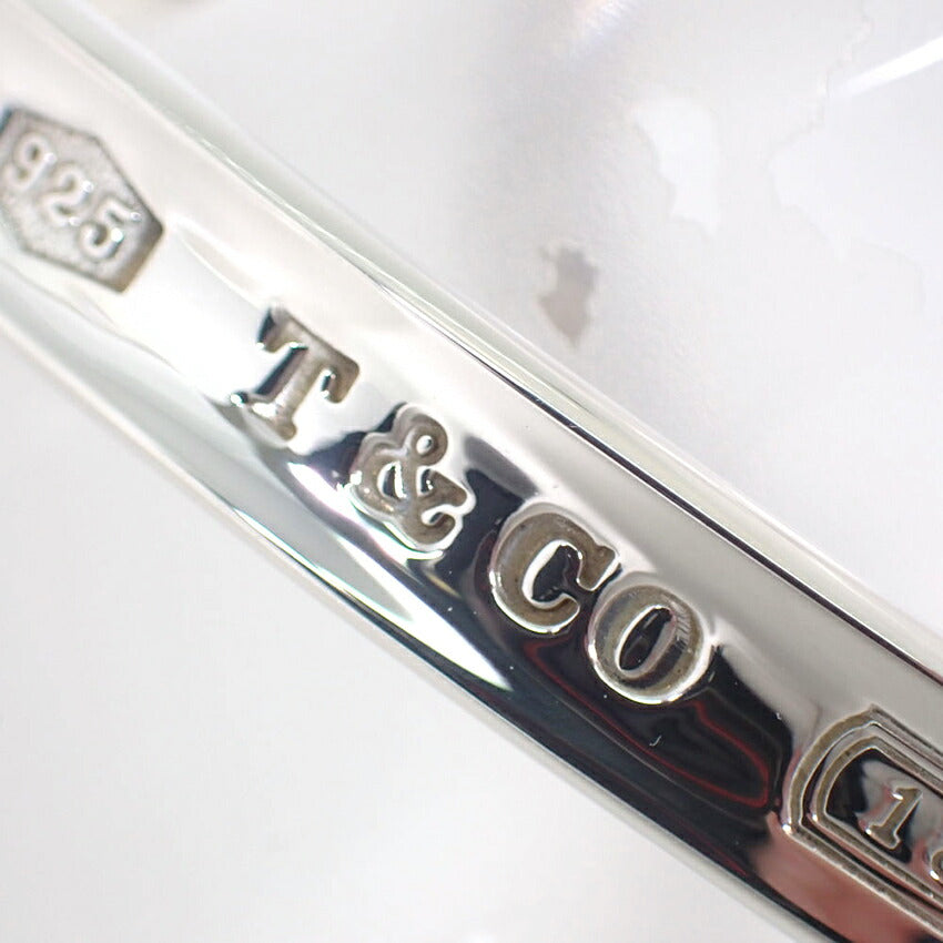 【中古】TIFFANY/ティファニー 925 1837 ナロー バングル/j198-8