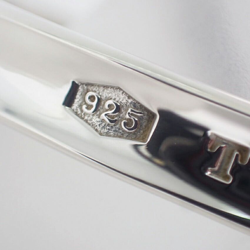 【中古】TIFFANY/ティファニー 925 1837 ナロー バングル/j198-8