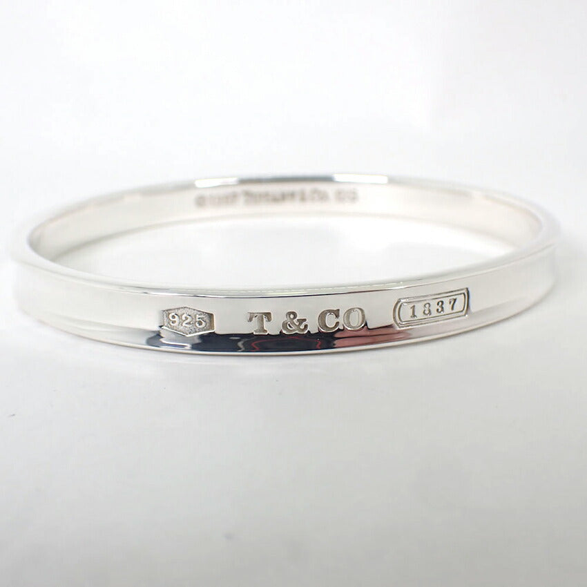 【中古】TIFFANY/ティファニー 925 1837 ナロー バングル/j198-8