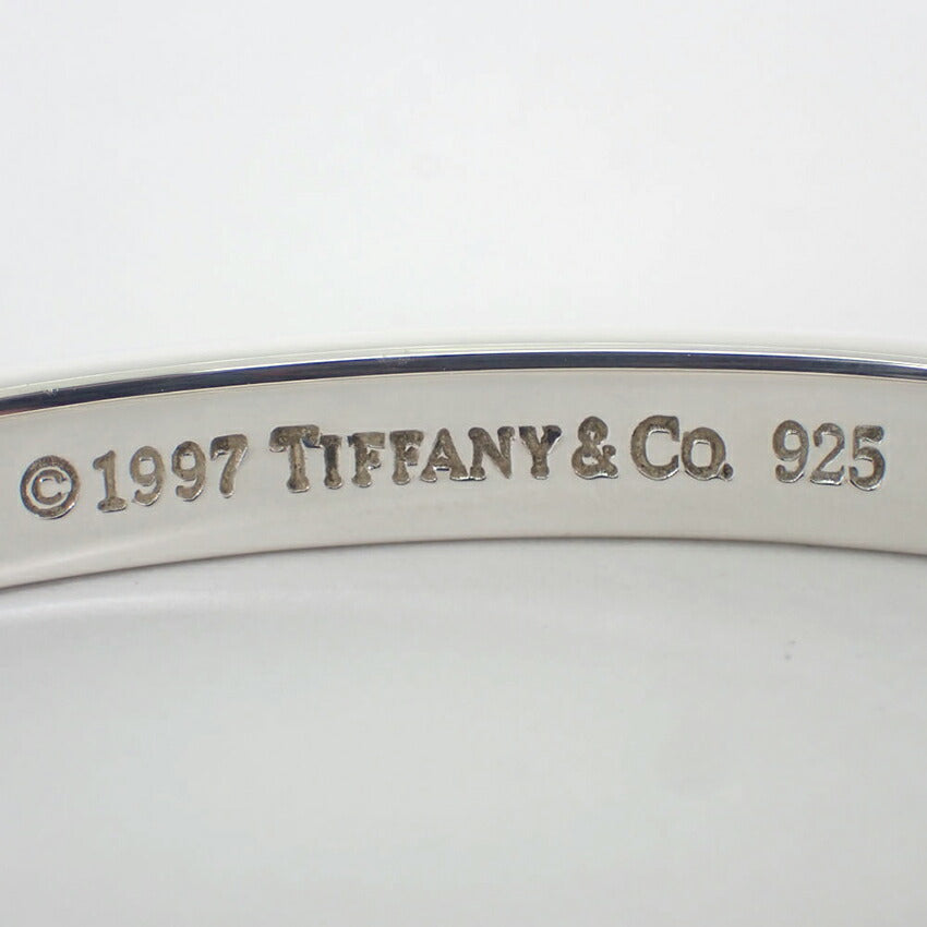【中古】TIFFANY/ティファニー 925 1837 ナロー バングル/j198-8