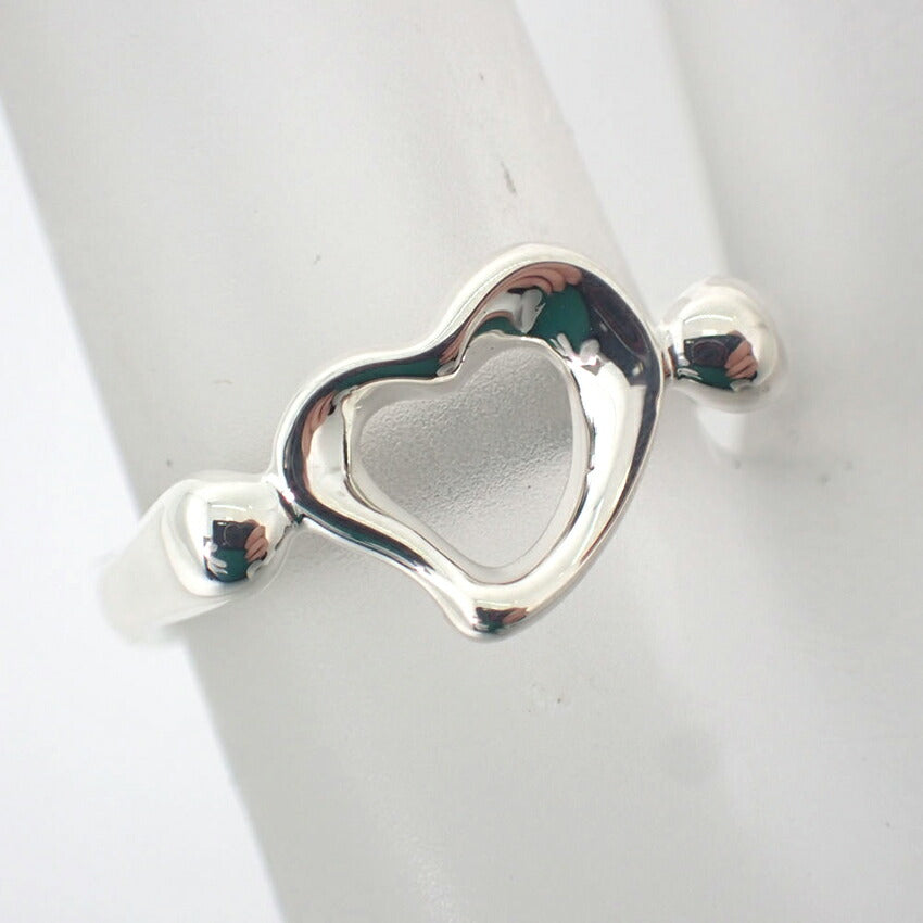 【中古】TIFFANY/ティファニー 925 オープンハート リング/10号/j199-1