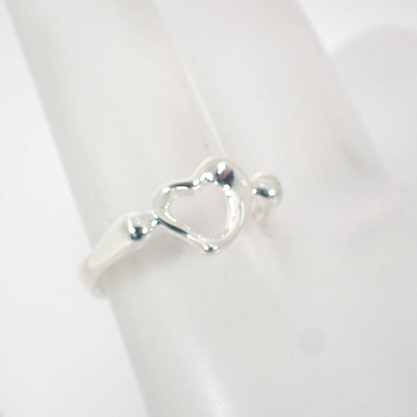 【中古】TIFFANY/ティファニー 925 オープンハート リング/10号/j199-1