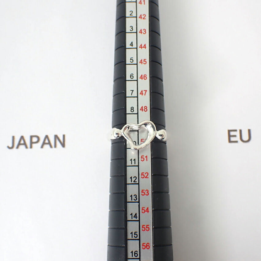 【中古】TIFFANY/ティファニー 925 オープンハート リング/10号/j199-1