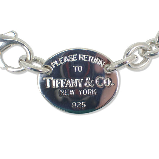 【中古】TIFFANY/ティファニー 925 リターントゥティファニー ハートタグ チョーカー/ネックレス/j199-7
