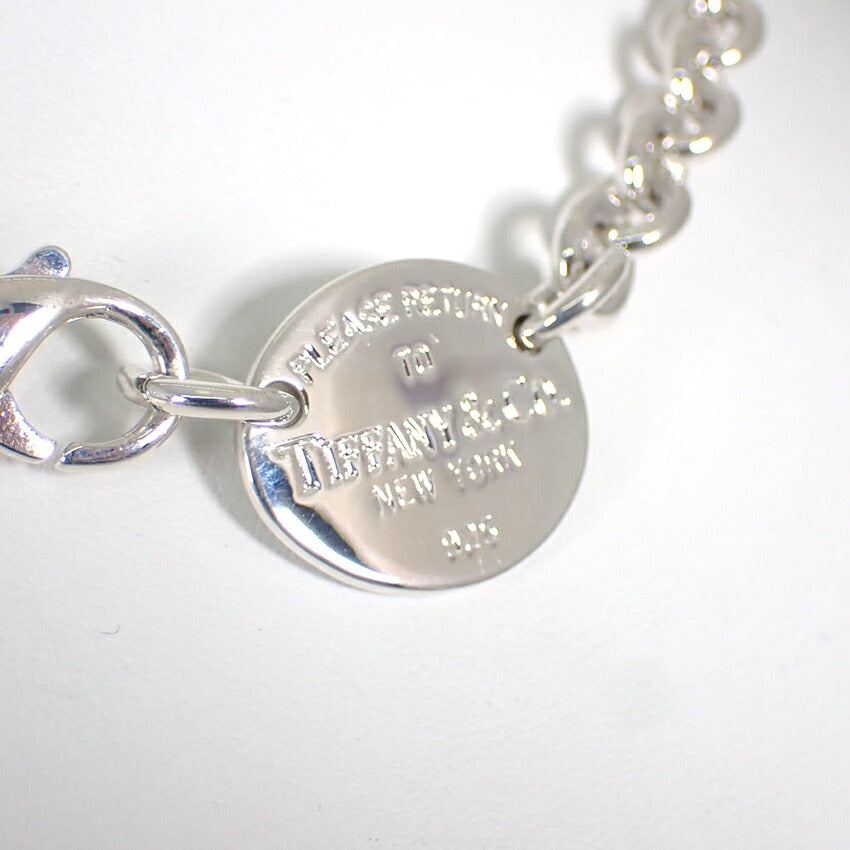 【中古】TIFFANY/ティファニー 925 リターントゥティファニー ハートタグ チョーカー/ネックレス/j199-7