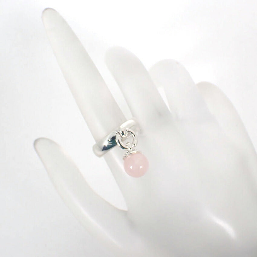 【中古】TIFFANY/ティファニー 925 ローズクォーツ リング /10号/j199-8