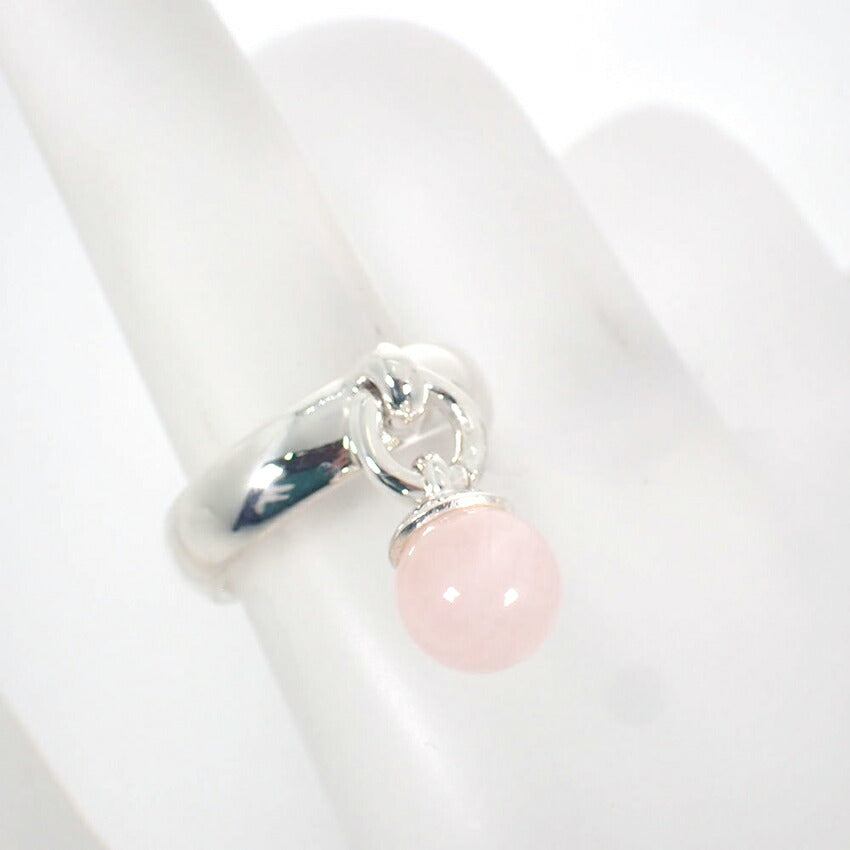 【中古】TIFFANY/ティファニー 925 ローズクォーツ リング /10号/j199-8