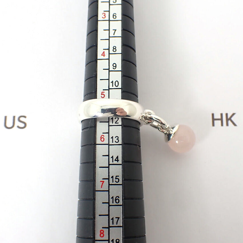 【中古】TIFFANY/ティファニー 925 ローズクォーツ リング /10号/j199-8