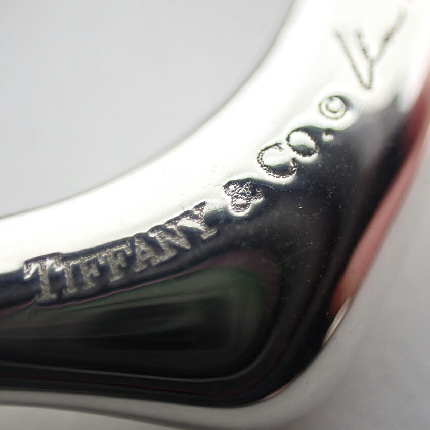 【中古】TIFFANY/ティファニー 925 オープンハート スネークチェーン ペンダント/ネックレス/j199-9