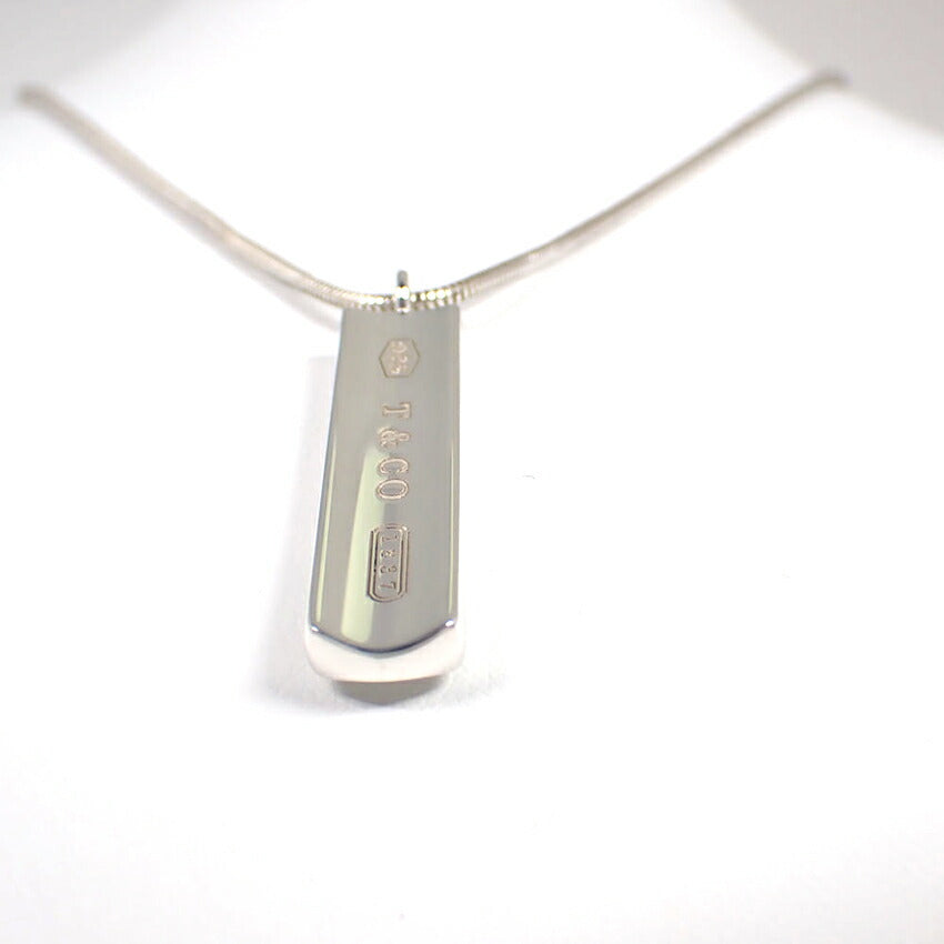 【中古】TIFFANY/ティファニー 925 1837 バー ペンダント/ネックレス/j200-2