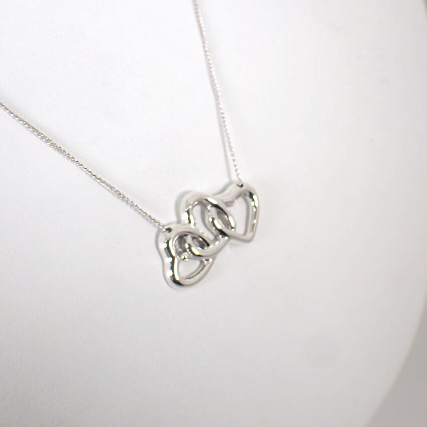 【中古】TIFFANY/ティファニー 925 トリプルハート ペンダント/ネックレス/j200-7