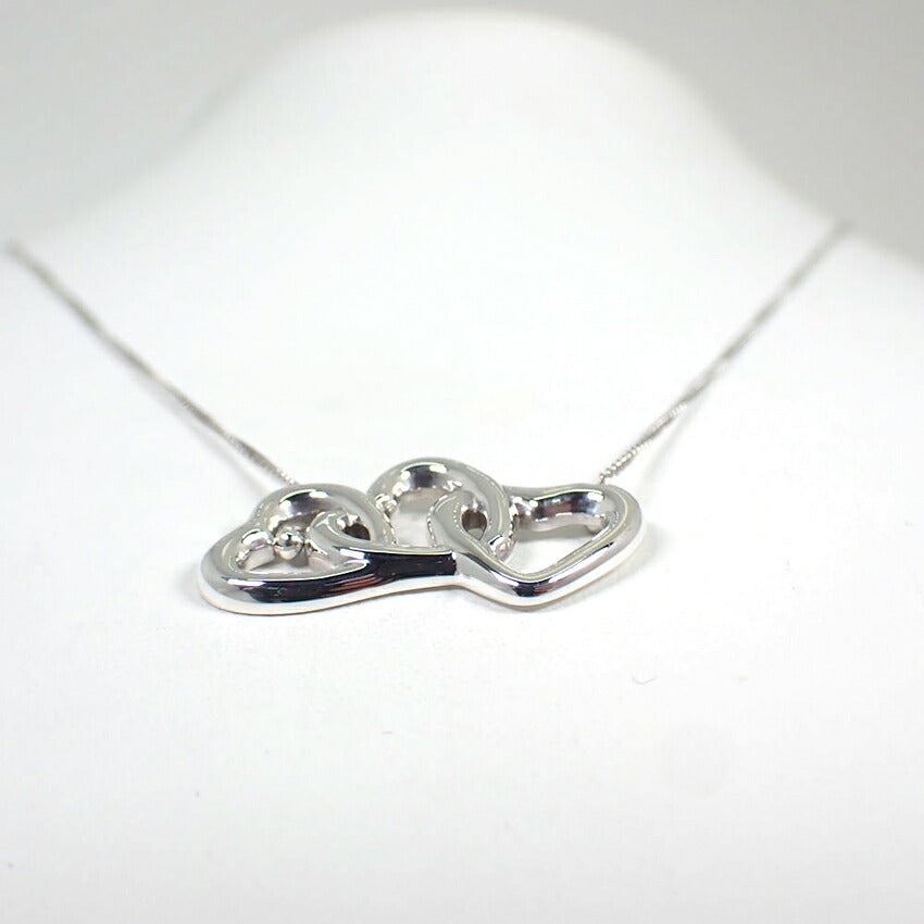 【中古】TIFFANY/ティファニー 925 トリプルハート ペンダント/ネックレス/j200-7