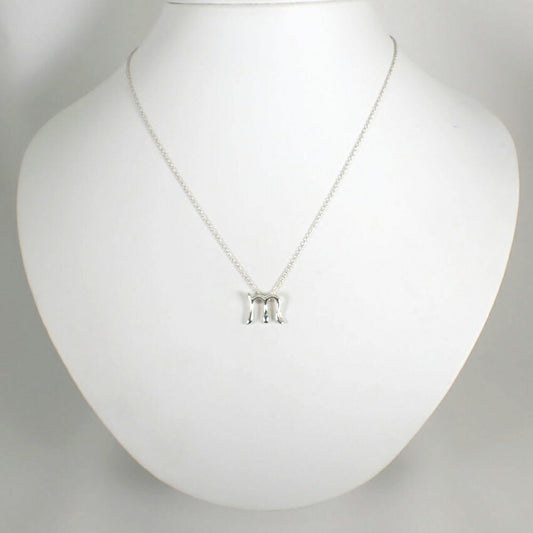 【中古】TIFFANY/ティファニー 925 イニシャル/ｍ ペンダント/ネックレス/j201-6