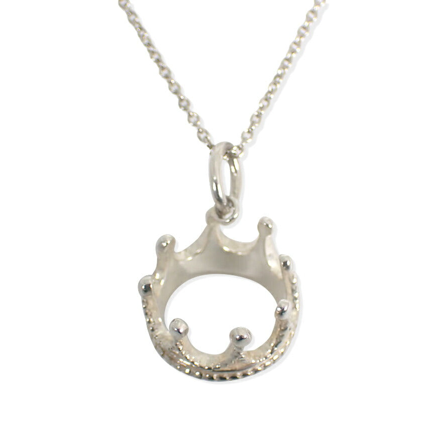 【中古】TIFFANY/ティファニー 925 クラウンチャーム ペンダント/ネックレス/j201-8