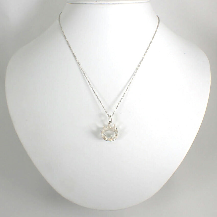 【中古】TIFFANY/ティファニー 925 クラウンチャーム ペンダント/ネックレス/j201-8