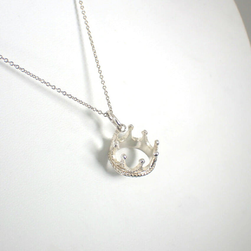 【中古】TIFFANY/ティファニー 925 クラウンチャーム ペンダント/ネックレス/j201-8