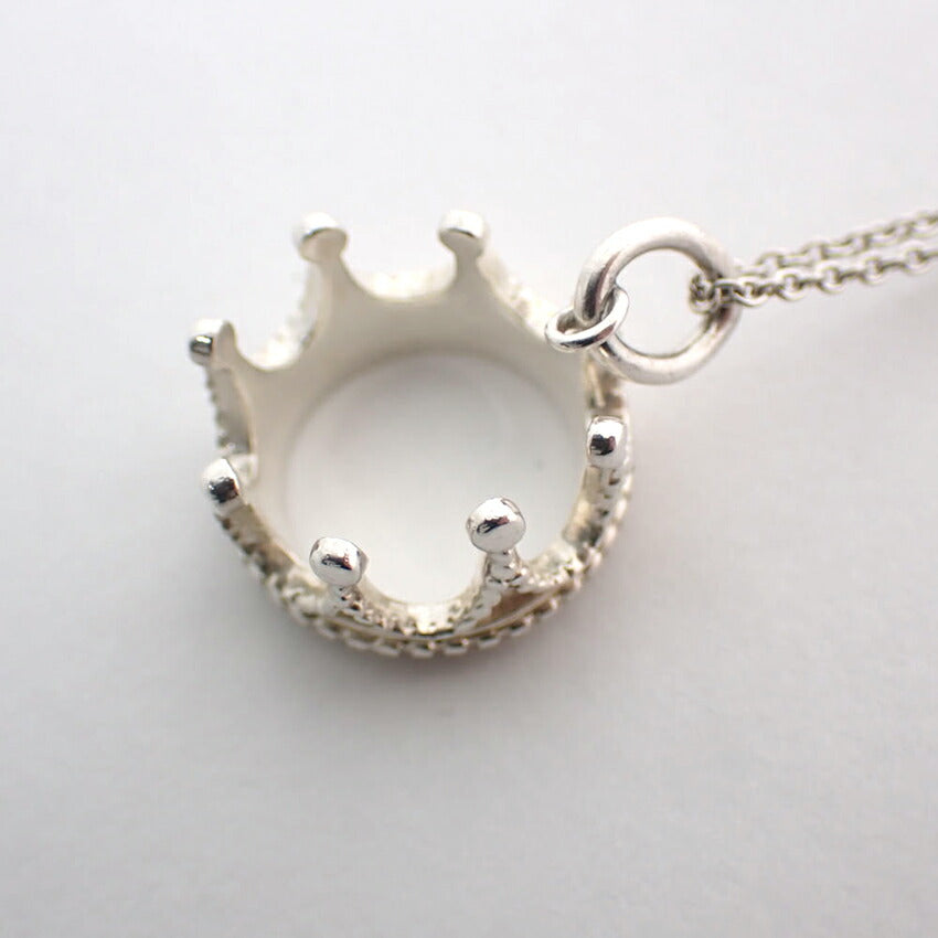 【中古】TIFFANY/ティファニー 925 クラウンチャーム ペンダント/ネックレス/j201-8
