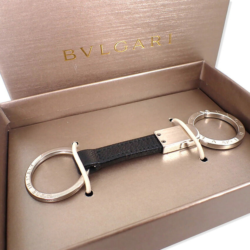 【中古】BVLGARI/ブルガリ 925 ブルガリ キーリング 箱付/j202-10