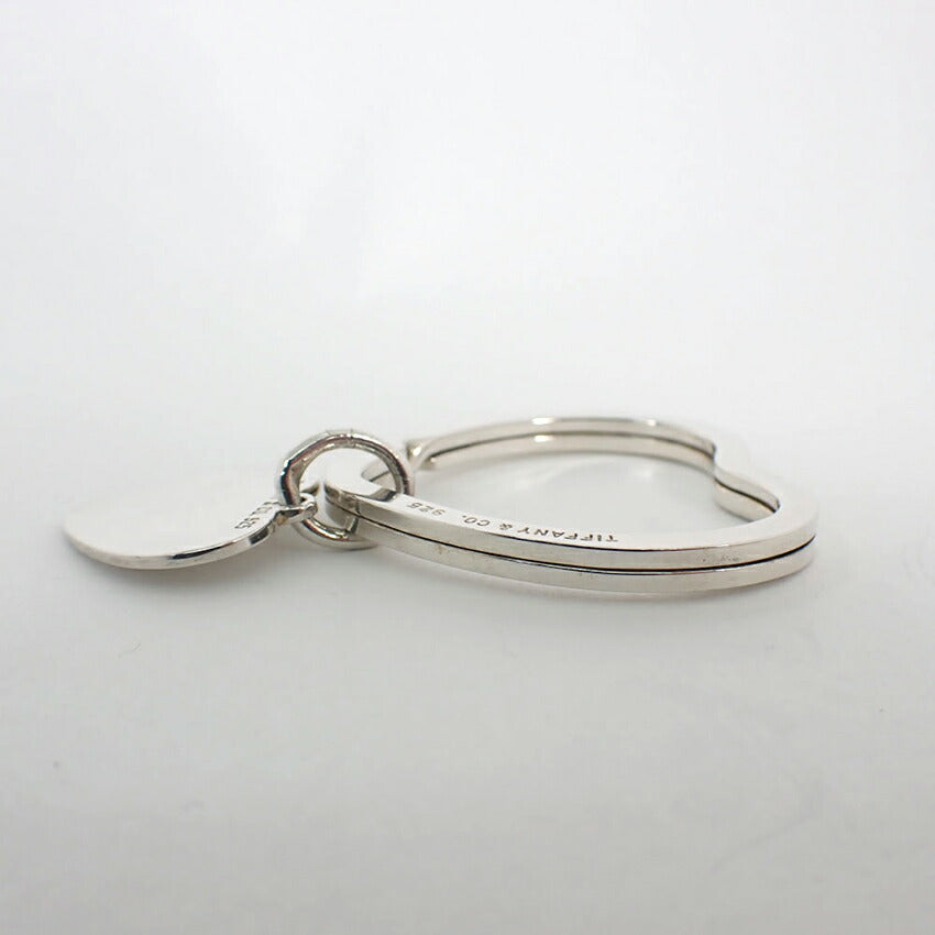 【中古】TIFFANY/ティファニー 925 オープンハートキーリング/j202-4