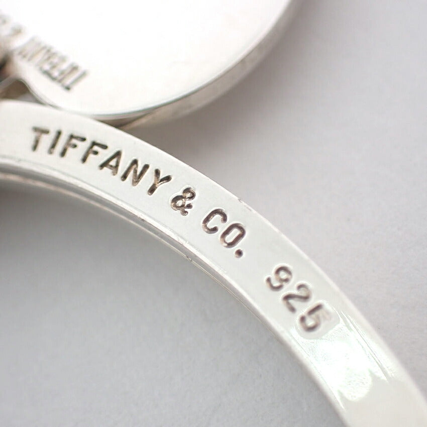 【中古】TIFFANY/ティファニー 925 オープンハートキーリング/j202-4