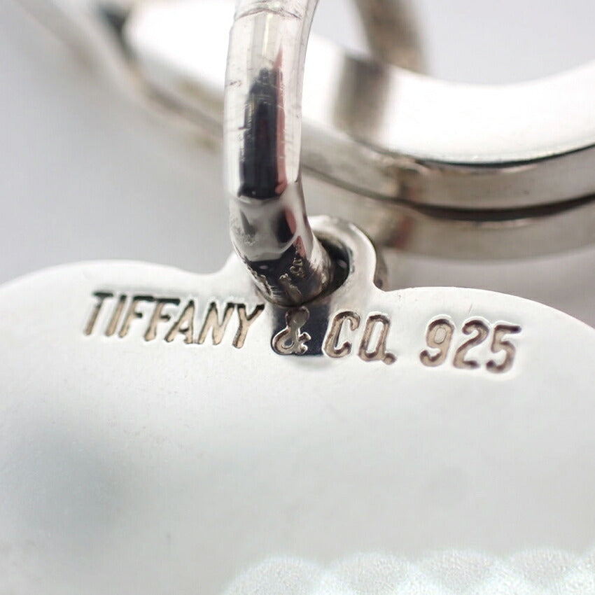 【中古】TIFFANY/ティファニー 925 オープンハートキーリング/j202-4