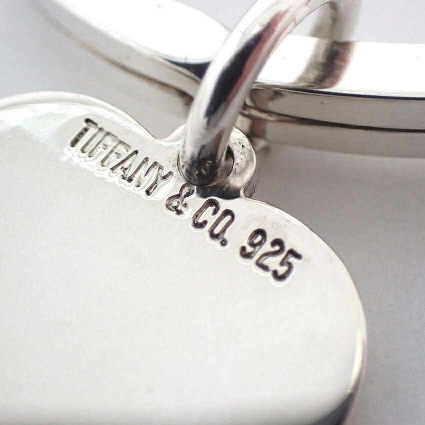 【中古】TIFFANY/ティファニー 925 オープンハートキーリング/j202-6