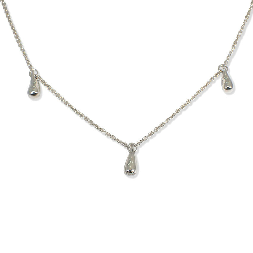【中古】TIFFANY/ティファニー 925 ティアドロップ ペンダント/ネックレス/j202-7