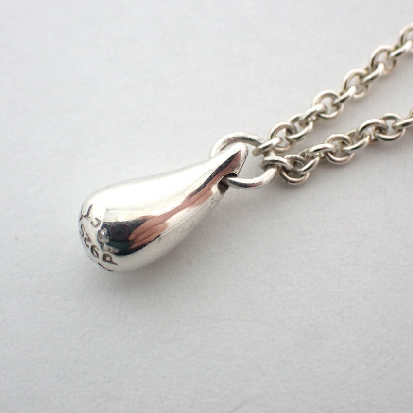 【中古】TIFFANY/ティファニー 925 ティアドロップ ペンダント/ネックレス/j202-7