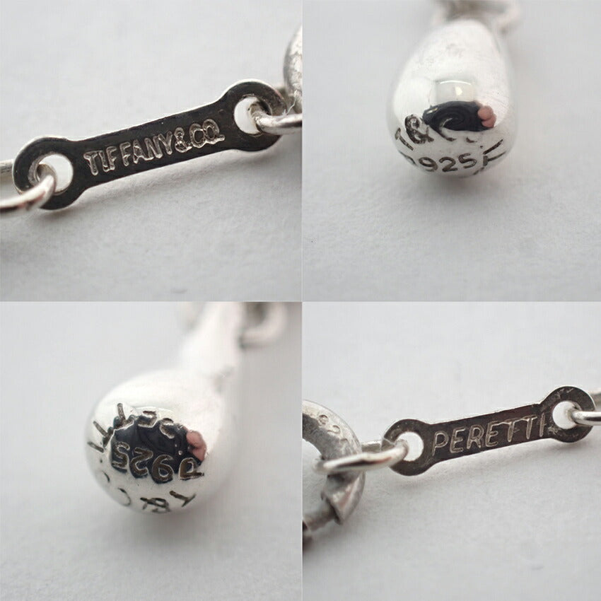 【中古】TIFFANY/ティファニー 925 ティアドロップ ペンダント/ネックレス/j202-7