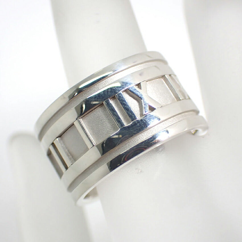 【中古】TIFFANY/ティファニー 925 アトラスワイド リング/15号/j203-10