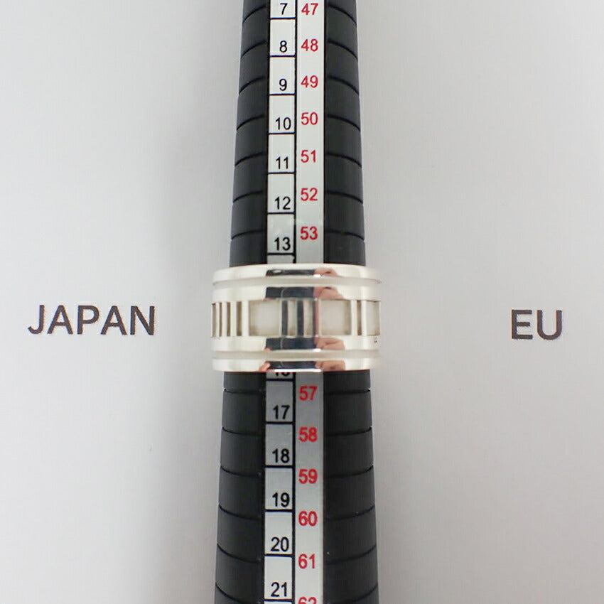 【中古】TIFFANY/ティファニー 925 アトラスワイド リング/15号/j203-10