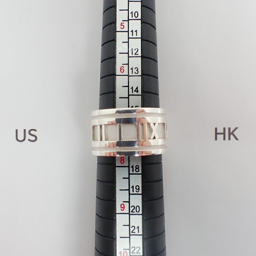 【中古】TIFFANY/ティファニー 925 アトラスワイド リング/15号/j203-10