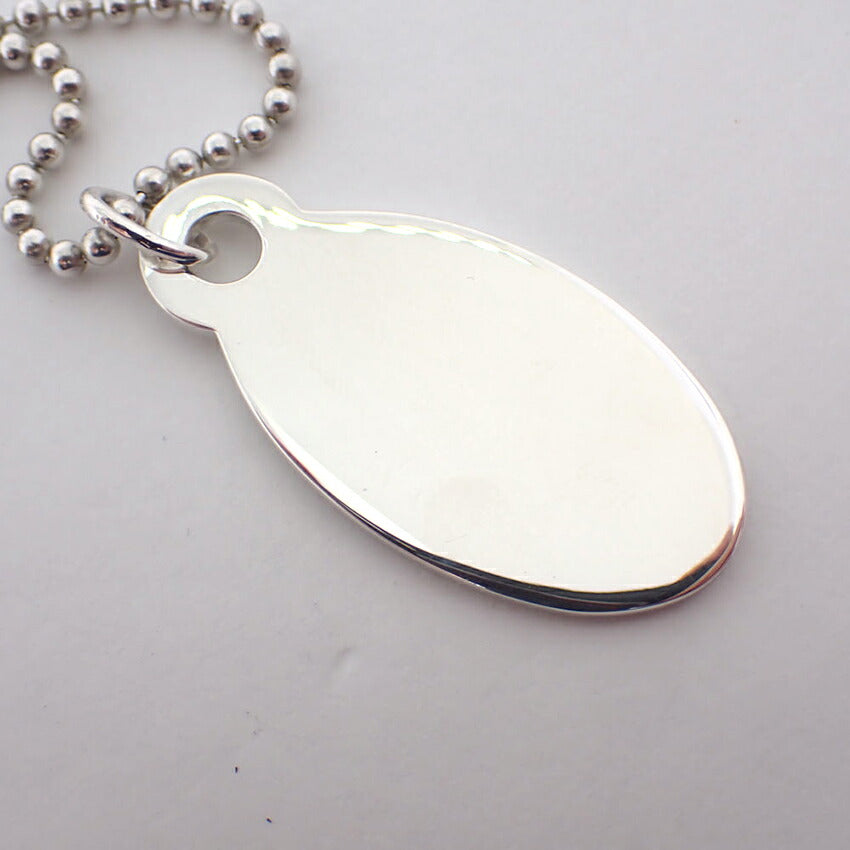 【中古】TIFFANY/ティファニー 925 リターントゥティファニー オーバルタグ ロング ペンダント/ネックレス/j203-2