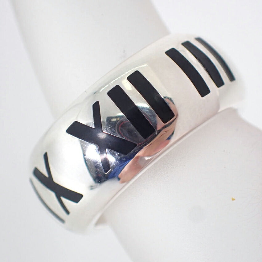 【中古】TIFFANY/ティファニー 925 アトラス ワイド リング /8号/j203-3