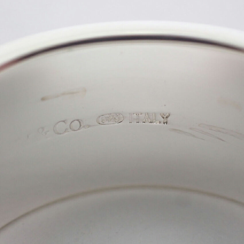 【中古】TIFFANY/ティファニー 925 アトラス ワイド リング /8号/j203-3