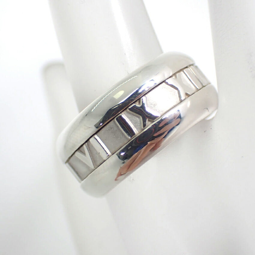 【中古】TIFFANY/ティファニー 925 アトラスワイド リング /14号/j203-8