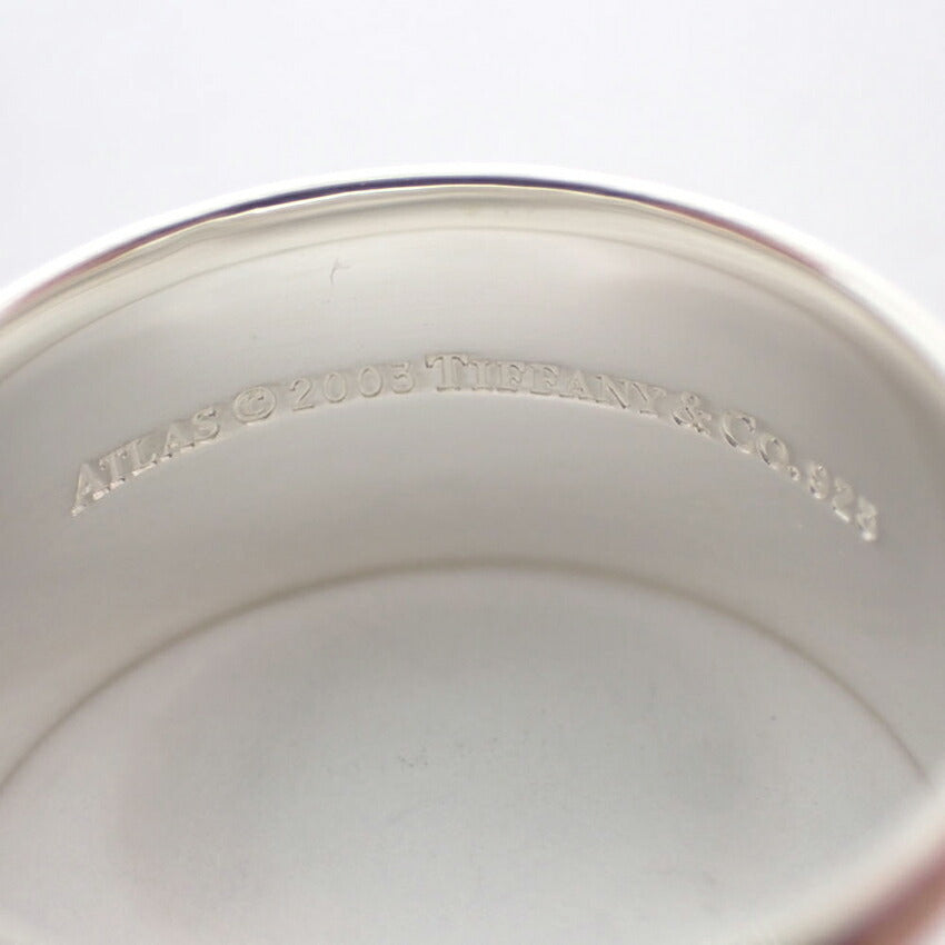 【中古】TIFFANY/ティファニー 925 アトラスワイド リング /14号/j203-8