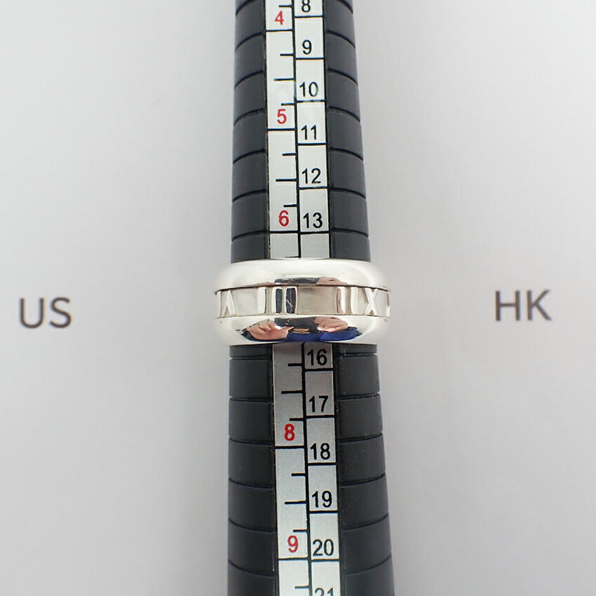 【中古】TIFFANY/ティファニー 925 アトラスワイド リング /14号/j203-8